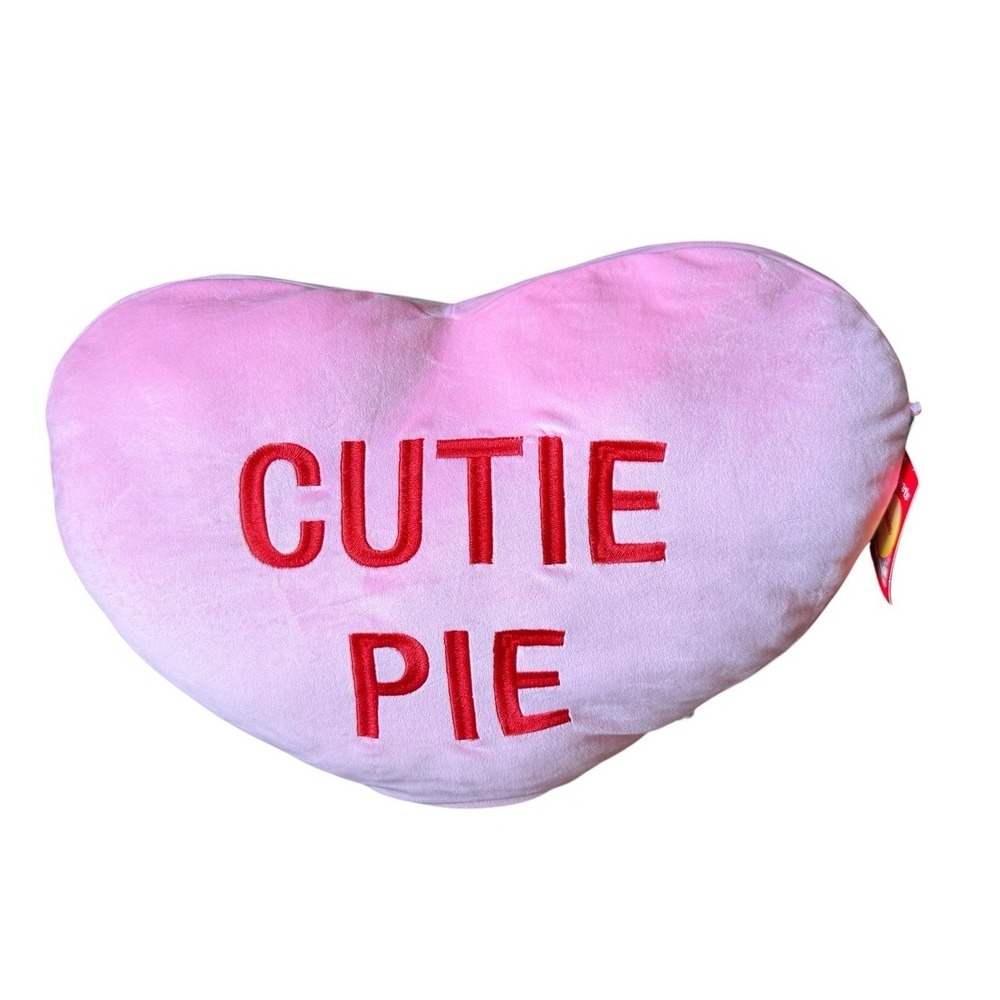 Sweethearts Plush 20" Pillow "Cutie Pie" Heart Shaped New With Tags